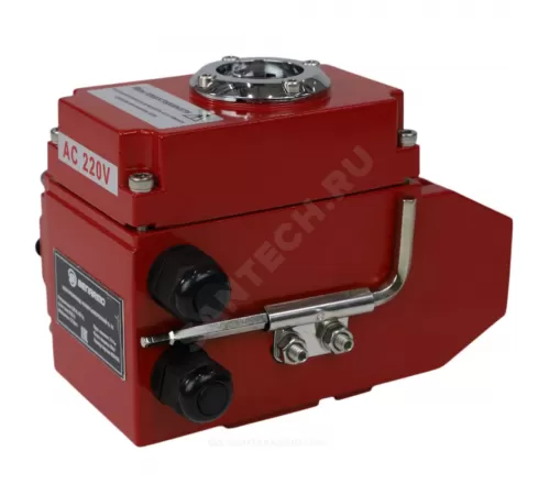 Электропривод четвертьоборотный QB-600 F07/F10/F12 22х22/17х17 квадрат 220В IP67 Benarmo