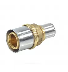 Муфта переходная для МП/PE-X труб латунь пресс Дн 20х16 RM103 Giacomini RM103Y010