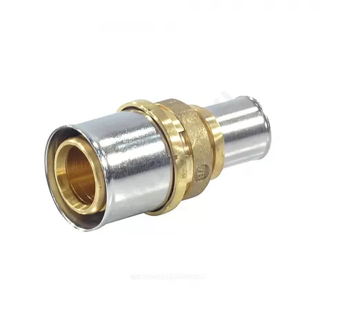 Муфта переходная для МП/PE-X труб латунь пресс Дн 20х16 RM103 Giacomini RM103Y010
