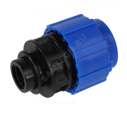 Муфта компрессионная ПЭ Дн 25х3/4" ВР ТПК-АКВА 52002534