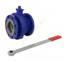 Кран шаровой чугун 565A Ду 20 Ру16 фл рукоятка Тмакс=150 оС Zetkama 565A020C09