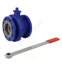 Кран шаровой чугун 565A Ду 125 Ру16 фл рукоятка Тмакс=150 оС Zetkama 565A125C09