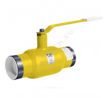 Кран шаровой сталь газ КШ.Ц.П.GAS Ду 20 Ру40 п/привар L=200мм LD КШ.Ц.П.GAS.020.040.Н/П.02