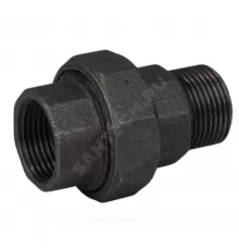 Соединитель прямой американка чугун Ду 15 (1/2") ВР/НР конусный Fittex PLUS