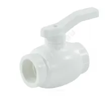 Кран шаровой PP-R белый Дн 40 внутренняя пайка RTP (РосТурПласт) 10577
