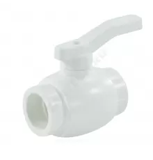Кран шаровой PP-R белый Дн 20 внутренняя пайка RTP (РосТурПласт) 27603