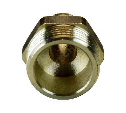 Муфта для PE-X труб радиальная латунь Дн 16х1/2" НР РОС