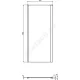Стенка душевая CONNECT 2 боковая 900х1950мм Ideal Standard K9374V3