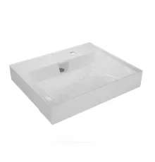 Умывальник подвесной Оливер 50 1 отверстие под смеситель справа белый VALLERI