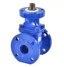 Задвижка чугун 30ч939р аналог МЗВ обрезиненный клин EPDM Ду 400 Ру10/16 фл под электропривод BYCX