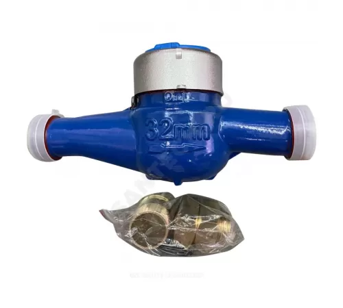 Счётчик х/в крыльчатый многоструйный Ду 32 Ру16 40С L=260мм резьба В/К ВК-Х Метер