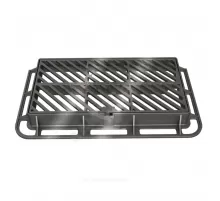 Дождеприемник чугун ДМ2 (магистральный) С250 прямоугольный m=41,5кг h=100мм ДМ2(С250)-2-37х78 ГОСТ 3634-2019