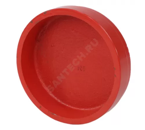 Заглушка под муфту грувлок ковкий чугун XGQT16 Ду150 (Дн159) Ру25 JIANZHI