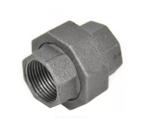 Соединитель прямой американка чугун Ду 15 (1/2") ВР/ВР Fittex