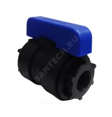 Кран шаровой компрессионный Ду 16 3/4"x3/4" ВР/ВР Ру16 VALFEX 1210116034034