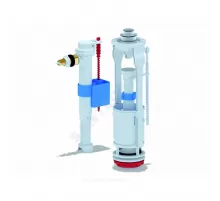 Арматура для бачка сливная/наливная 3/8" боковое подключение кнопка хром 1/реж АНИ Пласт WC8040C