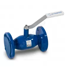 Кран шаровой сталь 11с67п Ду 100 Ру16 фл L=230мм Temper 28620100