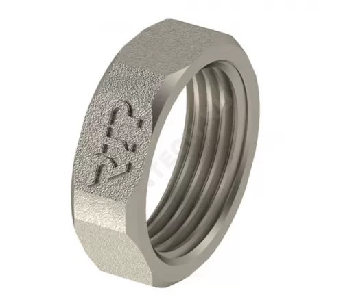 Контргайка латунь никель Ду 32 (1 1/4") ВР RTP (РосТурПласт) 25138