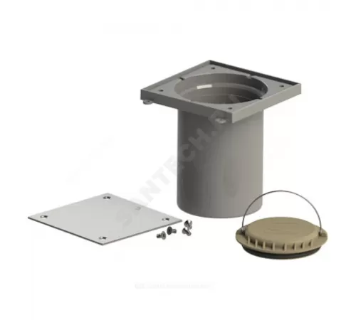 Ревизия-прочистка PP-H серая Дн 160 б/нап для НПВХ и PP-H Татполимер ТП-98.160