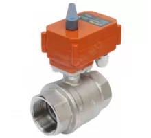 Кран шаровой латунь Bugatti Pro Ду 40 1 1/2" Ру25 ВР с эл/прив 220В Neptun 2153569