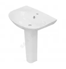 Умывальник подвесной Classic 65 1 отверстие под смеситель по центру белый Sanita Luxe WB.PD/Classic/65-C/WHT.G/S1