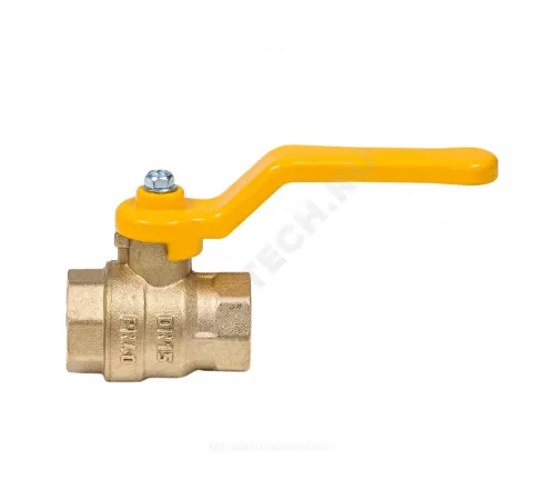 Кран шаровой латунь газ Эксперт Ду 25 Ру40 ВР полнопроходной рычаг Dist 213Р