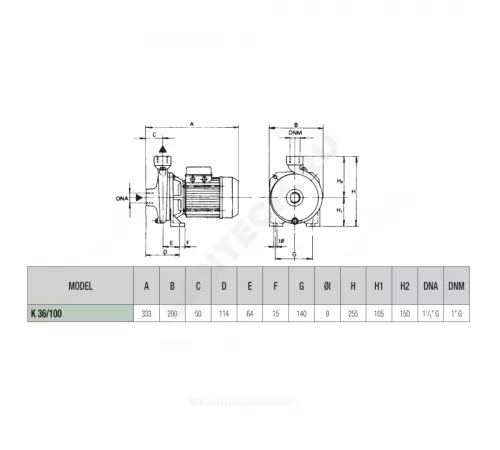 Насос центробежный K 36/100 M DAB 102110162