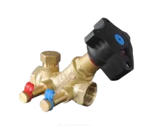 Клапан балансировочный ручной латунь STAD.BY-1 Ду 25 G1" Ру16 ВР Kvs=8.4м3/ч с измерительными ниппелями Цветлит ZW20041