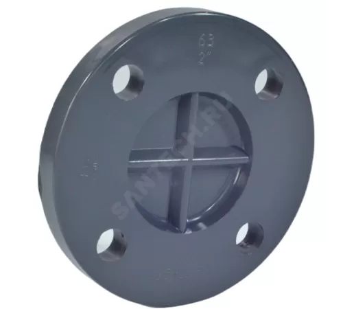 Заглушка ПВХ Дн 75 Ру10/16 серый фланцевая EFFAST RDRFCD0750