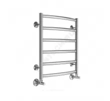 Полотенцесушитель водяной нерж сталь Лесенка (1/2") ВР 500х600мм 6П нижнее подключение Атланта+ Терминус 4670078529985