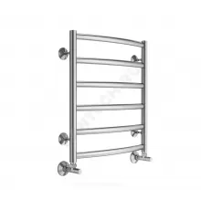 Полотенцесушитель водяной нерж сталь Лесенка (1/2") ВР 500х600мм 6П нижнее подключение Атланта+ Терминус 4670078529985