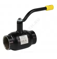 Кран шаровой сталь 09Г2С Ballomax КШТ 60.100 Ду 15 Ру40 ВР L=65мм BROEN КШТ 60.100.015.А.40