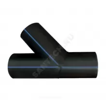 Тройник сварной ПЭ100 Дн 110х45гр Ру16 SDR11