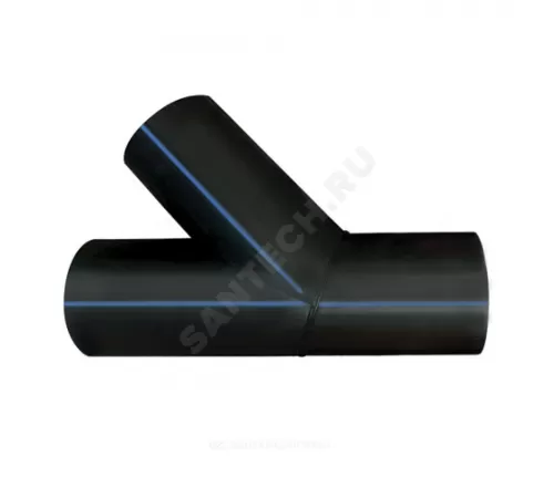 Тройник сварной ПЭ100 Дн 110х45гр Ру16 SDR11