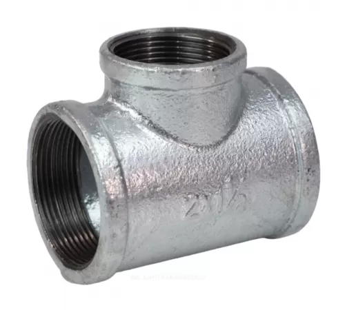 Тройник переходной чугун оц Ду 20х15 (3/4"х1/2") ВР/ВР Fittex PLUS