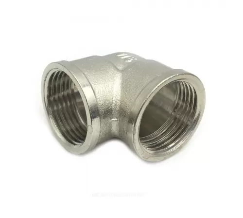 Угольник латунь никель Ду 25 (1") ВР/ВР SantechSystems