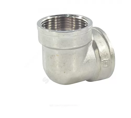 Угольник латунь никель Ду 25 (1") ВР/ВР SantechSystems