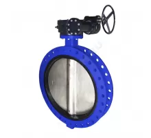 Затвор дисковый поворотный чугун VPE4448-08EP Ду 800 Ру16 фл с редуктором диск чугун манжета EPDM Tecofi VPE4448-08EP0800