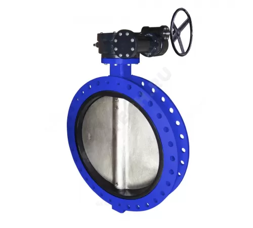 Затвор дисковый поворотный чугун VPE4448-08EP Ду 800 Ру16 фл с редуктором диск чугун манжета EPDM Tecofi VPE4448-08EP0800