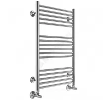 Полотенцесушитель водяной нерж сталь Лесенка (1/2") ВР 500х800мм 16П нижнее подключение Аврора Терминус 4670078529312