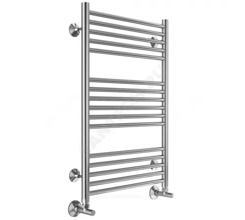 Полотенцесушитель водяной нерж сталь Лесенка (1/2") ВР 500х800мм 16П нижнее подключение Аврора Терминус 4670078529312