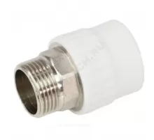 Муфта PP-R комбинированная под ключ белая Дн 63х2" НР VALFEX 10135063