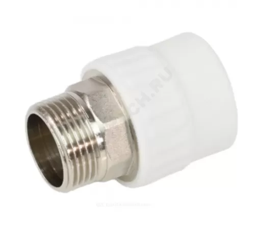 Муфта PP-R комбинированная под ключ белая Дн 63х2" НР VALFEX 10135063