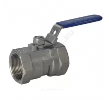 Кран шаровой нерж SS316 Ду 15 Ру63 ВР L=57мм Benarmo