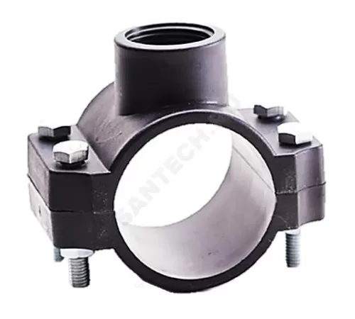 Седелка ПЭ Дн 50х1/2" ВР Ру16 с резьбовым выходом VALFEX 121001550012