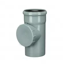 Ревизия PP-H серая Дн 110 б/нап в/к Политэк 611000