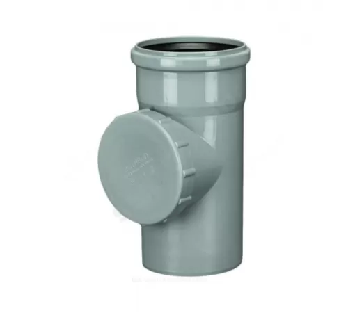 Ревизия PP-H серая Дн 110 б/нап в/к Политэк 611000