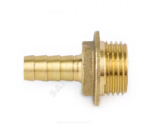 Переходник штуцерный латунь неразъемный для шланга Дн 12х1/2" НР 9102 Aquasfera 9102-02
