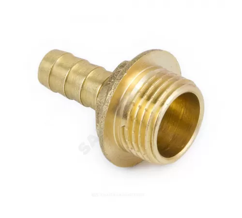 Переходник штуцерный латунь неразъемный для шланга Дн 12х1/2" НР 9102 Aquasfera 9102-02
