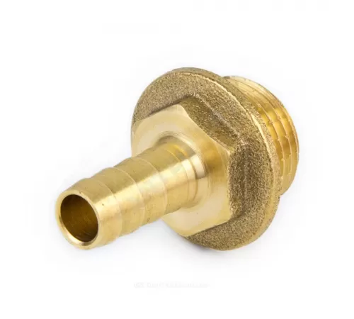 Переходник штуцерный латунь неразъемный для шланга Дн 12х1/2" НР 9102 Aquasfera 9102-02